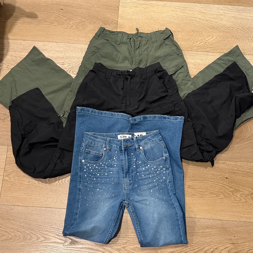 Stylish Jeans and Pants Collection 3 pairs